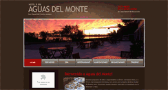 Desktop Screenshot of aguasdelmonte.com.ar