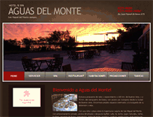 Tablet Screenshot of aguasdelmonte.com.ar